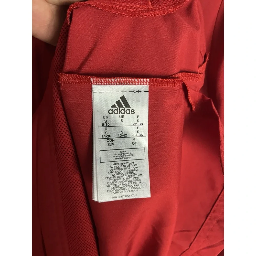 Adidas NC State Wolfpack Men's S AEROREADY Lightweight Vented Jacket Red